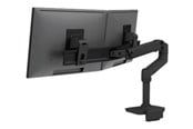 Monitorhalterung - Ergotron LX Dual Direct Arm Low-Profile Top Mount C-Clamp - 45-609-224