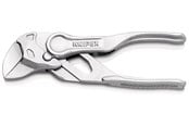 Werkzeuge für Sanitärarbeiten - KNIPEX Zangenschlüssel XS, Zange und Schraubenschlüssel in einem Werkzeug - 86 04 100 BK