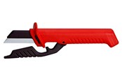 Werkzeuge für elektrische Arbeiten - KNIPEX Kabelmesser, mit auswechselbarer Klinge - 98 56