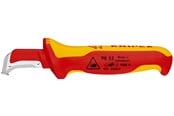 Werkzeuge für elektrische Arbeiten - KNIPEX Abmantelungsmesser, mit Gleitschuh - 98 55 SB