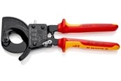 Werkzeuge für elektrische Arbeiten - KNIPEX Kabelschneider, (Ratschenprinzip) - 95 36 250