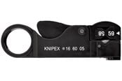 Netzwerkzubehör - KNIPEX Abisolierwerkzeug für Koaxialkabel - 16 60 05 SB