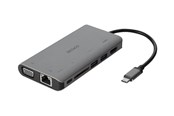 Dockingstationen - Deltaco USB-C dockningsstation HDMI/VGA/2xUSB-A PD - USBC-HDMI18