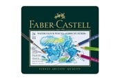 Utensilien zum Schreiben und Zeichnen - Faber-Castell Watercolour pencil Albrecht Dürer tin of 24 - 4005401175247