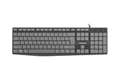 Tastaturen - Natec Nautilus - keyboard - US - black - Tastatur - Englisch (US) - Grau - NKL-1507