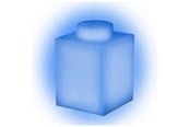 Kinder Lampen - Euromic LEGO Classic Silicone Brick 1000% night light with LEDlite- BLUE - 4006436-LGL-LP37