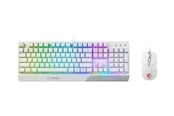 Tastaturen - MSI Vigor GK30 combo - keyboard and mouse set - white - Tastatur & Maus Set - Englisch (US) - Weiss - GK30 COMBO WHITE