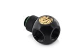 DIY Wasserkühlung - Bitspower G1/4" Matt Black Q-Rotary IG1/4"X3 Extender - BP-MBQR-C