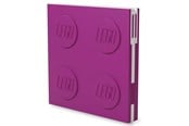 Schul-Zubehör - LEGO Stationery Locking Notebook Violet with Gel Pen - 4003064-52438