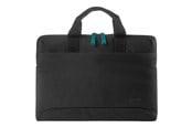 Taschen - Tucano Smilza Briefcase for Macbook MacBook Pro 16" & Laptop 15.6" | Black - BSM15-BK