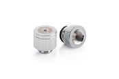 DIY Wasserkühlung - Bitspower water-exhaust fitting (Glorious Silver) (2 PCS ) - BPTA-EFW-V2-GS