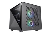 Gehäuse - Thermaltake Divider 200 TG Air - Gehäuse - Miditower - Schwarz - CA-1V1-00S1WN-01