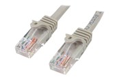 Netzwerk - Kabel - StarTech.com 2m Gray Cat5e / Cat 5 Snagless Patch Cable - patch cable - 2 m - grey - Grau - 2m - M45PAT15MGR