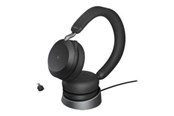 Kopfhörer/Headsets - Jabra Evolve2 75 Link380a UC Stereo Stand Black - 27599-989-989