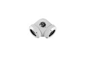 DIY Wasserkühlung - Bitspower Deluxe White Enhance 90-Degree Dual Multi-Link Adapter For OD 12MM - BP-DWE90DML