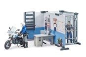 Figuren - Bruder bworld Polizeistation mit Polizeimotorrad Spielzeug - 425896