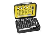Haus & Garten - Stanley Set Of 39 1/4" Drive Bits (25mm) + 1 Magnetic Bit Holder With Lock Ring - 1-13-906