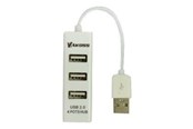USB-Hubs - Vakoss TC-234UX - hub - 4 ports USB-Hubs - 4 - Weiß - TC-234UX