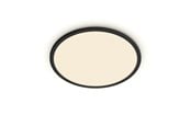 Lampen - Philips Superslim CL550 Ceiling lamp Ø300 mm LED 18W 2700K SceneSwitch IP44, Black - 929002667901