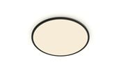 Lampen - Philips Superslim CL550 Ceiling lamp Ø430 mm LED 22W 2700K SceneSwitch IP20, Black - 929002666901