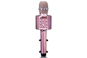 Mikrofone - Lenco BT Mic. And speaker with lights rosegold - BMC-090PK