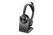 Kopfhörer/Headsets - Poly Voyager Focus 2 UC USB-A with Charge Stand for Microsoft Teams - 213727-02