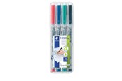 Utensilien zum Schreiben und Zeichnen - Staedtler Universal pen Lumocolor non-p S 4pc - 311 WP4
