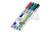 Utensilien zum Schreiben und Zeichnen - Staedtler Universal pen Lumocolor non-p M 4pc - 315 WP4
