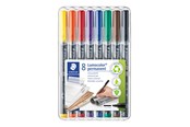 Utensilien zum Schreiben und Zeichnen - Staedtler Universal pen Lumocolor perm B 8pcs - 314 WP8
