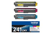 Druckerzubehör - Tinte & Toner - Brother TN241CMY / TN241 CMY 3-Pack Yellow Cyan Magenta Toner - TN241CMY