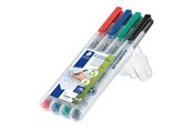 Utensilien zum Schreiben und Zeichnen - Staedtler Universal pen Lumocolor non-p F 4pc - 316 WP4