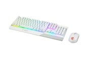 Tastaturen - MSI Vigor GK30 combo - keyboard and mouse set - German - white - Tastatur & Maus Set - Deutsch - Weiss - S11-04DE305-CLA