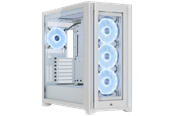 Gehäuse - Corsair iCUE 5000X RGB QL Edition - White - Gehäuse - Miditower - Weiß - CC-9011233-WW