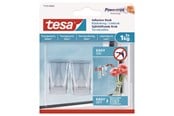 Kleiderbügel und Haken - tesa Powerstrips Hook 1kg Transparent - 77735-00005-00
