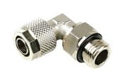 DIY Wasserkühlung - Alphacool Screw angle AG 1/4' on 10/8mm liquid cooling system connecting adapter - 16405