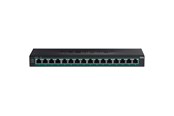 Switches - TRENDnet TPE-TG160H 16-Port Gigabit PoE+ (123W) Switch - TPE-TG160H