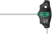 Handwerkzeuge - Wera 454 HF T-handle hexagon screwdriver Hex-Plus 3 x 100 mm - 5023334001
