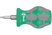 Handwerkzeuge  - Wera 368 Stubby screwdriver for square head socket screws # 01 x 25 mm - 5008863001