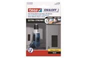 Kleiderbügel und Haken - tesa On & Off Extra Strong 50mm x 10cm Black - 55228-00000-02