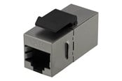 Netzwerkzubehör - Deltaco MD-126 Cat6 Keystone Coupler Shielded 2 × RJ45 plastic 180 metal - MD-126