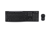 Tastaturen - Logitech MK270 Wireless Combo - keyboard and mouse set - QWERTZ - Slovenian/Croatian - black - Tastatur & Maus Set - Slowenisch/Kroatisch - Schwarz - 920-004532