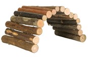 Nagetiere - Trixie Flexible Bark Wood Bridge Small Animals 22x10cm - TX62151