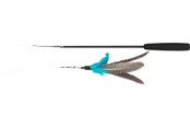 Katzen - Trixie Spielangel mit 2 austauschbaren Spielzeugen 40-98cm - TX45763