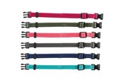 Hunde - Trixie Junior Set of puppy collars M–L: 22–35 cm/10 mm 6 pcs. fuchsia graphite indigo forest coral ocean - TX15556