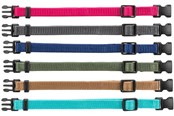 Hunde - Trixie Junior Set of puppy collars S–M: 17–25 cm/10 mm 6 pcs. fuchsia graphite indigo forest coral ocean - TX15552