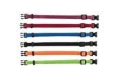 Hunde - Trixie Junior Set of puppy collars S–M: 17–25 cm/10 mm 6 pcs. black red royal blue apple papaya orchid - TX15551