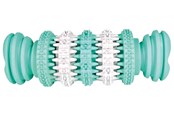 Hunde - Trixie Denta Fun Bone Kauspielzeug aus Naturkautschuk mit Minzgeschmack Groß 15cm - TX32944