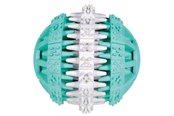 Hunde - Trixie Dog Toy Denta Fun Ball Rubber Mint Flavour 7cm - TX32942