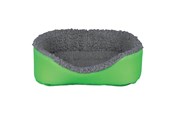 Nagetiere - Trixie Cuddly bed dwarf rabbits 35 × 28 cm turquoise/grey - TX62703