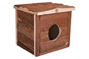 Nagetiere - Trixie Natural Bark Wood House Jerrik Small Animals Mice Hamsters 15x14x13cm - TX62181